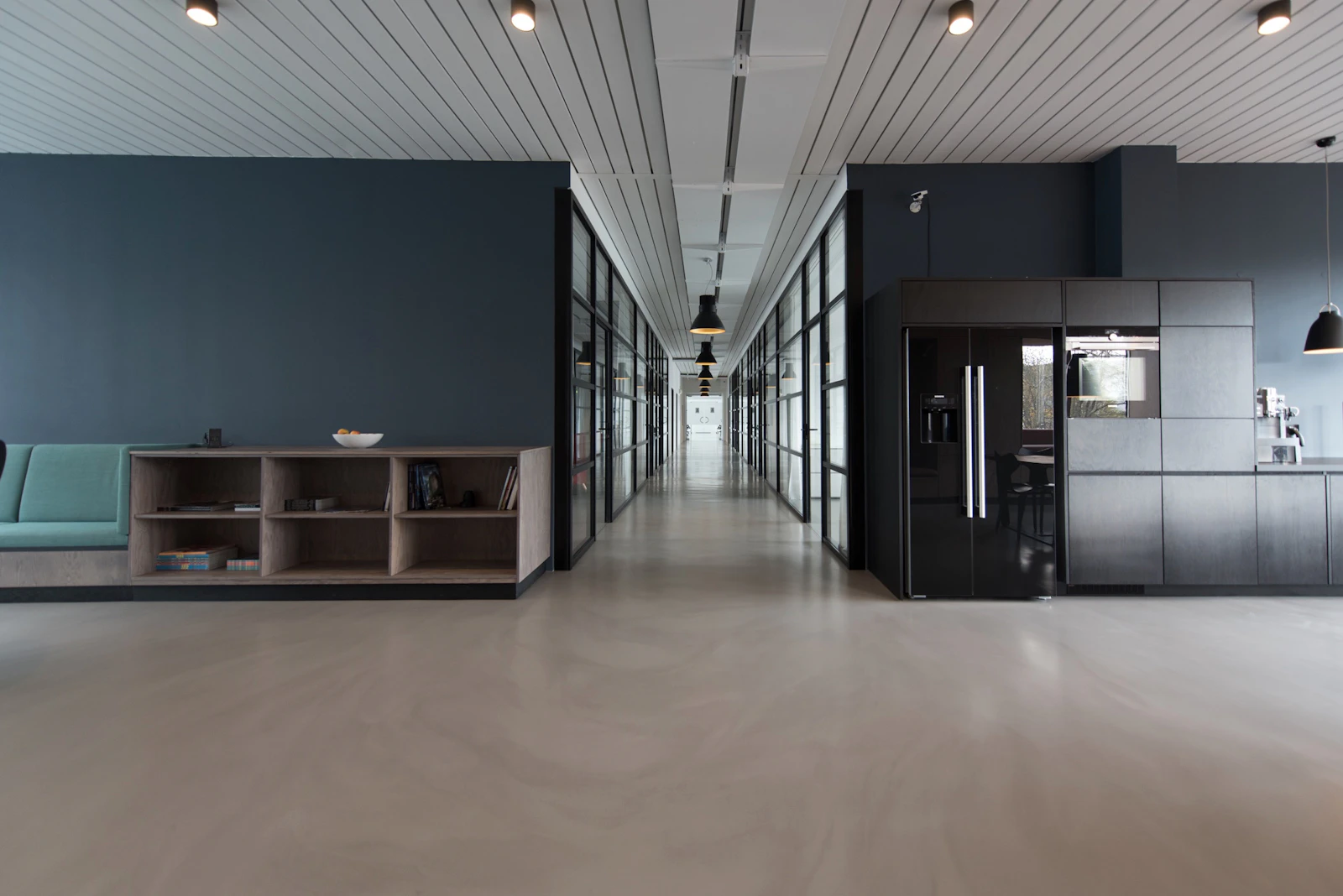 Professional modern consulting office environment